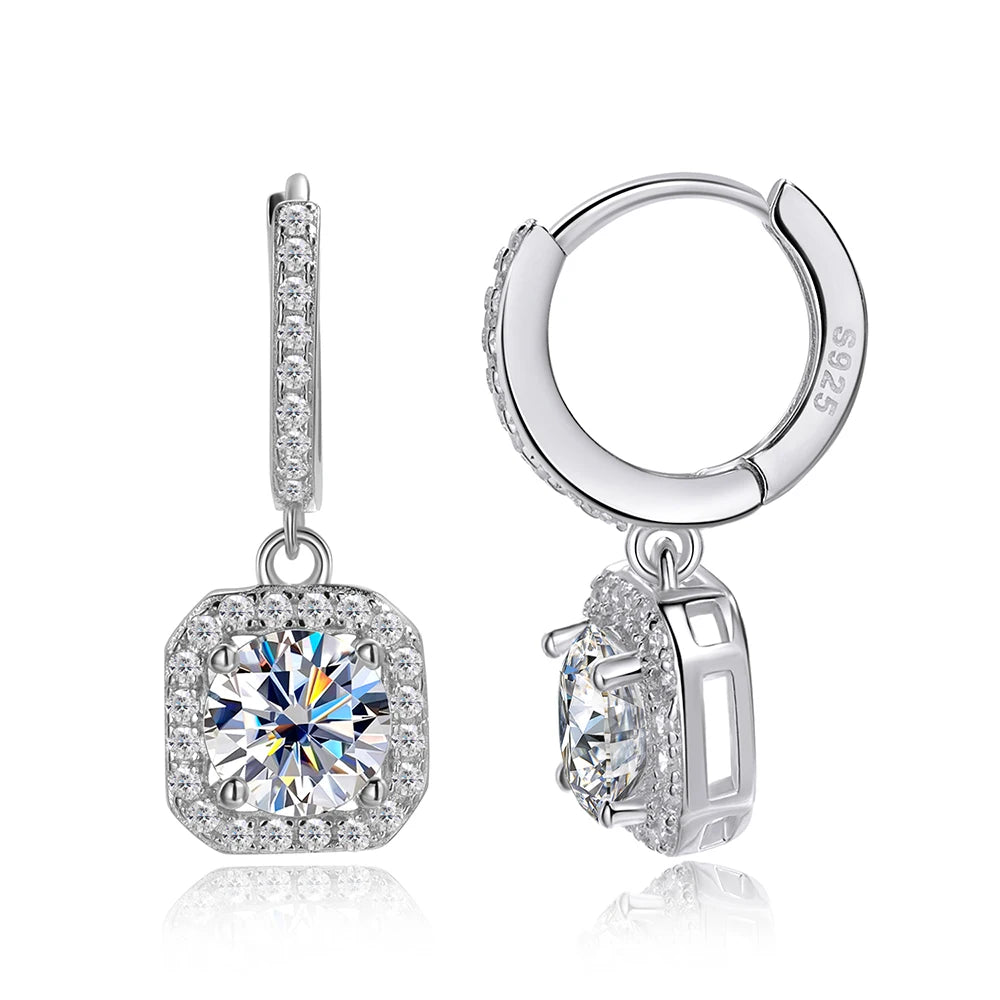 Round Solitaire Stud Earrings, 0.5ct to 3ct
