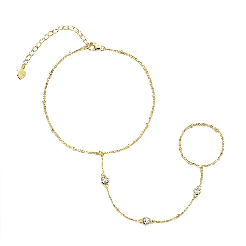 3mm Moissanite Bracelet, Adjustable 14cm to 21cm, 925