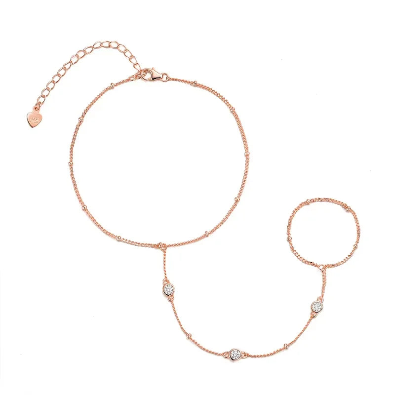 3mm Moissanite Bracelet, Adjustable 14cm to 21cm, 925