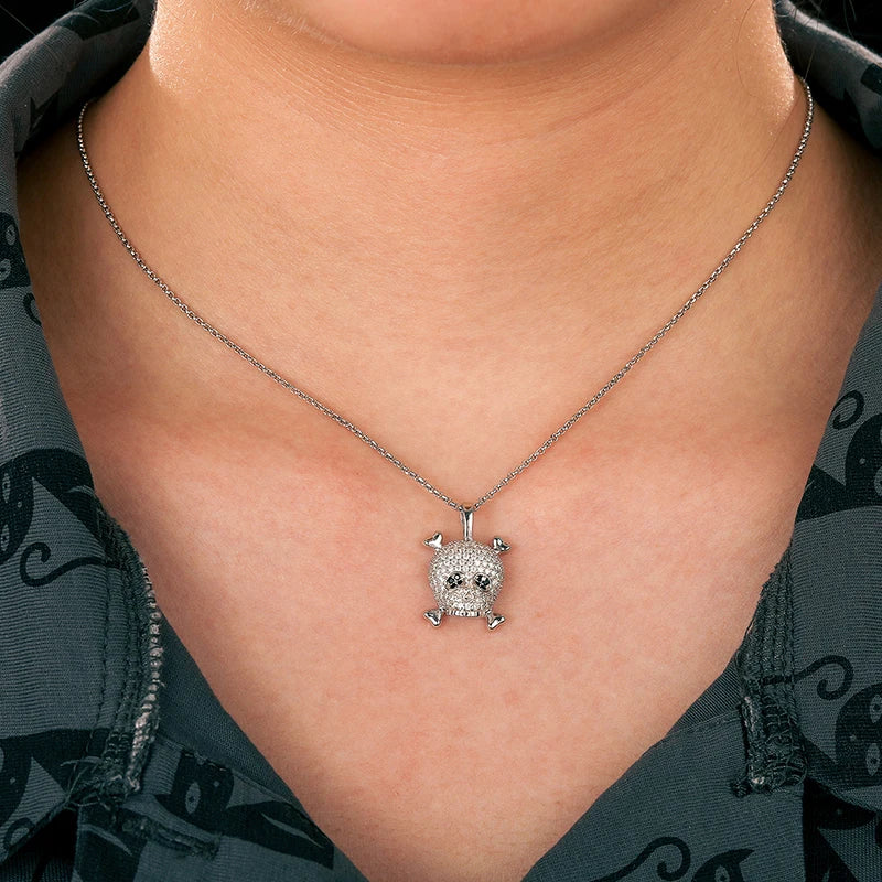D VVS1 Moissanite Pendant Necklace in 925 Silver